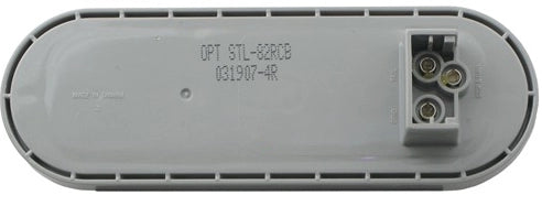 Optronics LED Trailer Tail Light - Stop, Tail, Turn - Submersible - 10 Diodes - Oval - Clear Lens STL-82RCB
