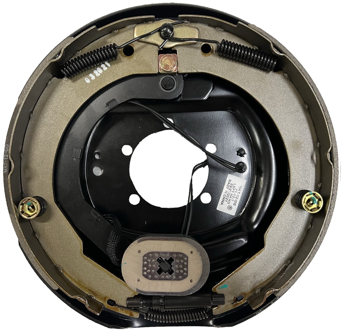 12" x 2" Left Hand Brake Backing Plate 5200-7000# Axles BE12-70L/EB01-120