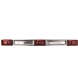 Optronics Stainless Red LED ID Light Bar MCL-97RB